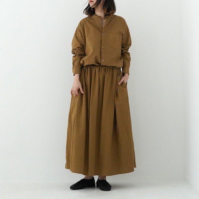 ゴーシュ / コットンリネンライトキャンバス ボタンシャツ 24SS