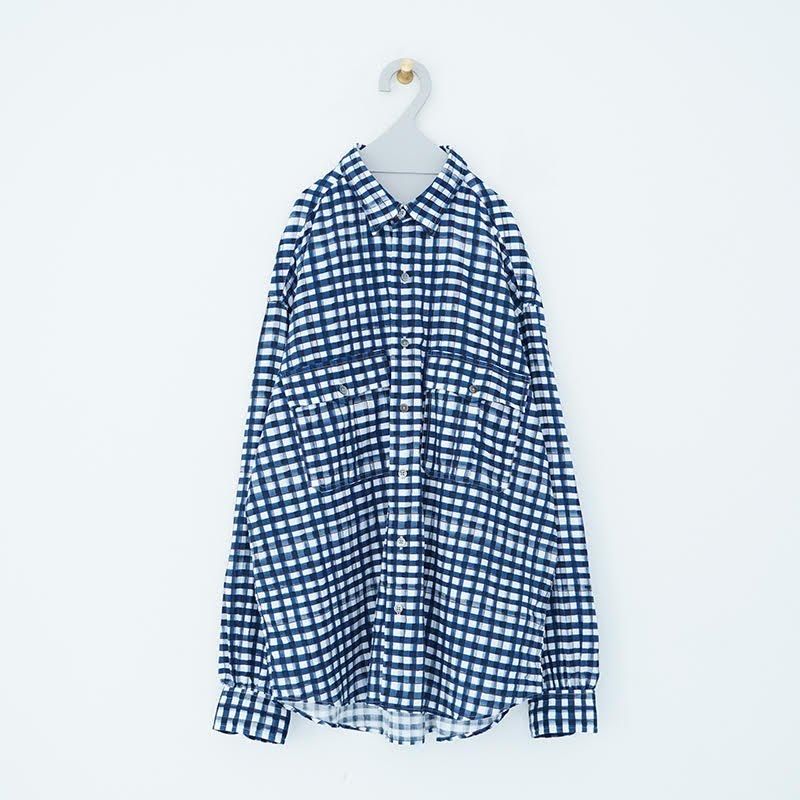 PORTER CLASSIC / ROLL UP 水彩 STRIPE SHIRT 24SS dieci PORTER CLASSIC / ROLL UP 水彩 STRIPE SHIRT 24SS dieci