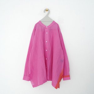 ҥ५/ ! Trapezoid Middle Shirt 24SS