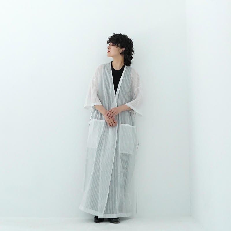 humoresque silk gown シルクガウン ホワイト humoresque(ユーモレスク)/ silk gown 24SS dieci｜online shop