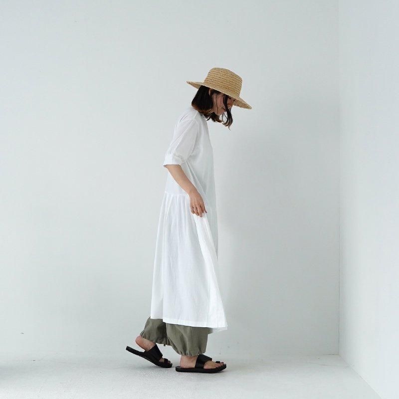 homspun（ホームスパン）30/1天竺ハイネック半袖ワンピース 24SS-dieci