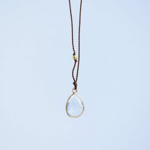 SOURCE / Margaret Solow Enclosed Aquamarine Necklace 14K