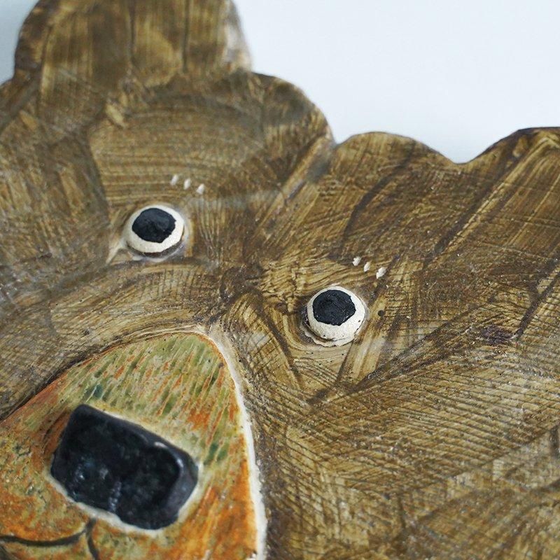 三浦宏基/クマ壁掛け