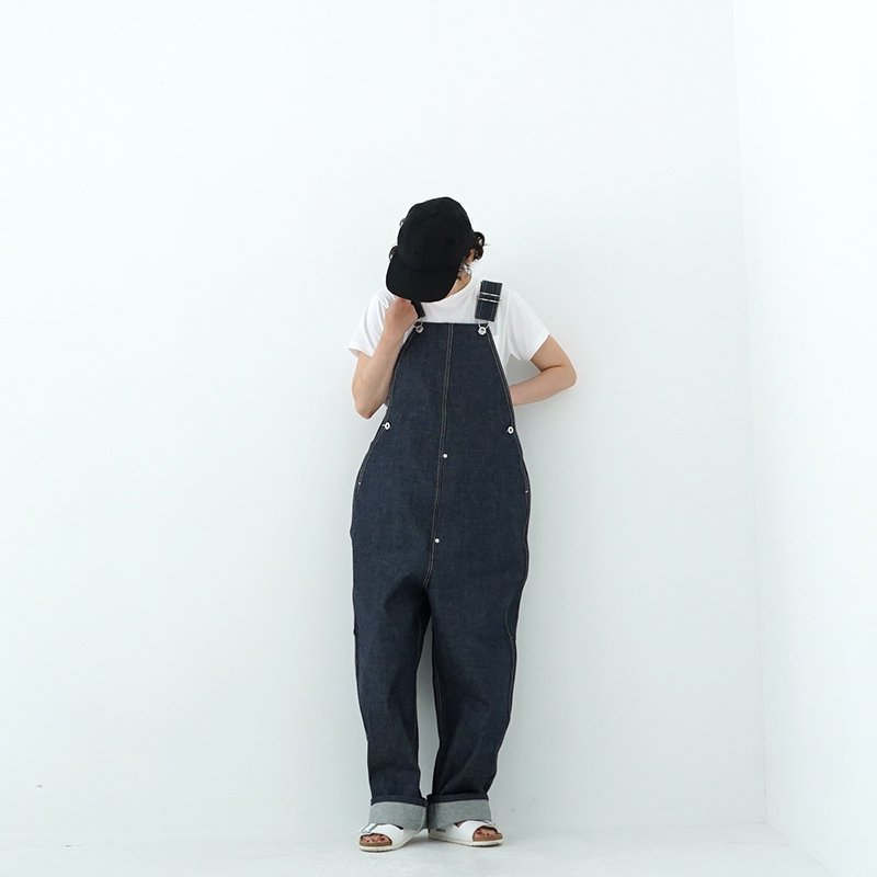 TUKI / type 2 LOOSE FIT SALOPETTES(indigo) - dieci｜online shop