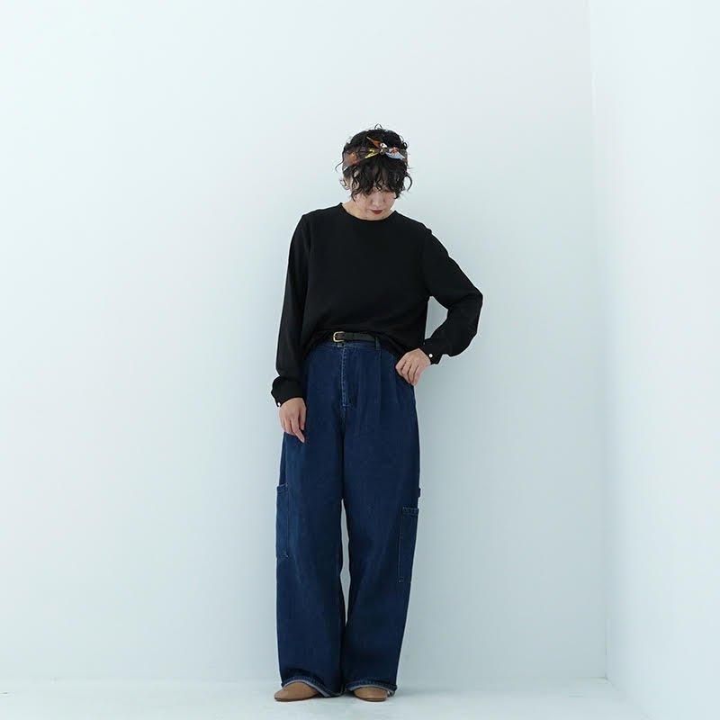 humoresque ユーモレスク　シルク混　ハイネックブラウス humoresque ユーモレスクシルク混ハイネックブラウス