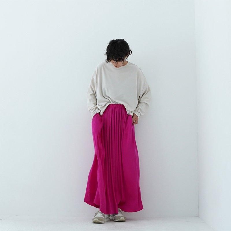 humoresque(ユーモレスク ) / gather skirt (washed silk satin