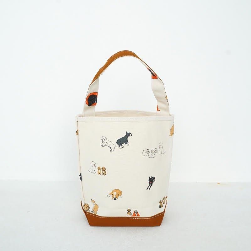 TEMBEA｜テンベア【BAGUETTE TOTE SMALL / DOG FOOT PRINT