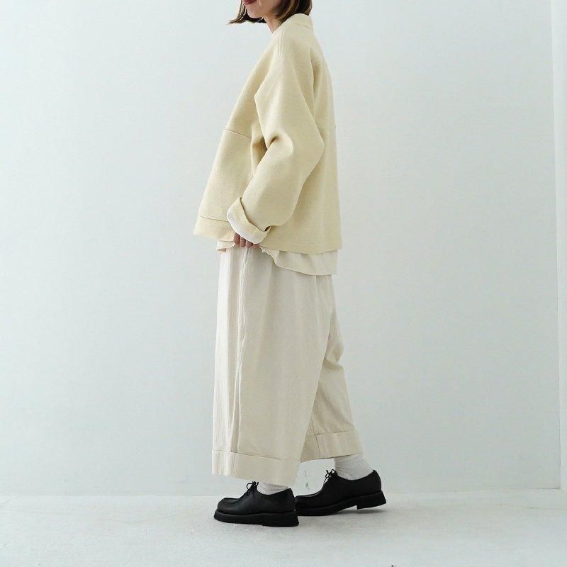ゴーシュ / スレンヘリンボンワイドパンツ 24AW- dieci|online shop ゴーシュ / スレンヘリンボンワイドパンツ 24AW- dieci|online shop