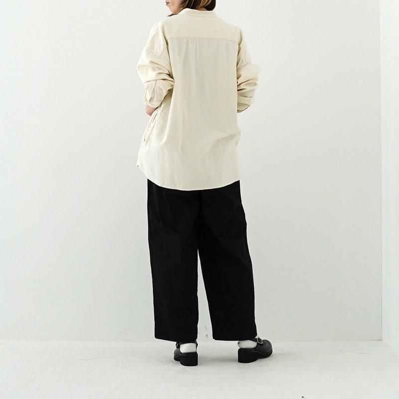 AMBIDEX Store △80/2強撚コットンギャバ ベントヘムパンツ(S