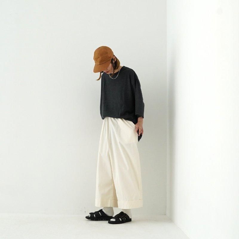 ゴーシュ / 20/1ポプリンクロップドワイドパンツ 24AW- dieci