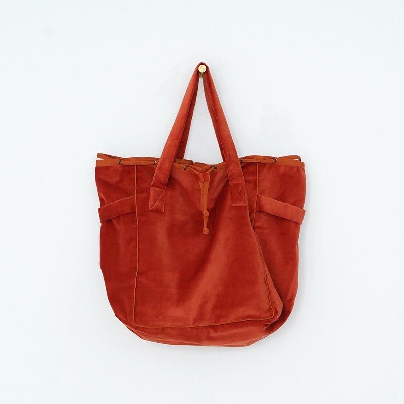 Khadi and Co / FAUSTO Cotton Velvet Bag 24AW dieci|online shop Khadi and Co / FAUSTO Cotton Velvet Bag 24AW dieci|online shop