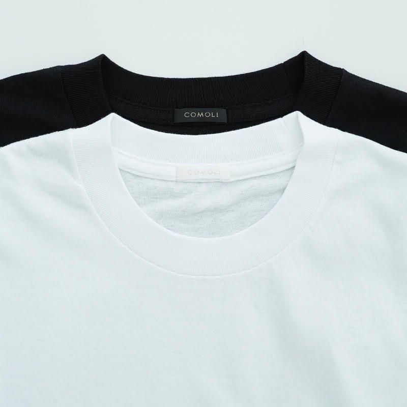海外並行輸入正規品 COMOLI 20SS 長袖コットンシャツ ホワイト/4 跳ね返さ トップス