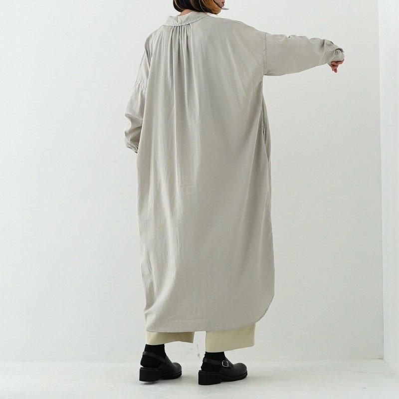 ゴーシュ / ライトコットンサテンシャツワンピース 24AW ゴーシュ / ライトコットンサテンシャツワンピース 24AW