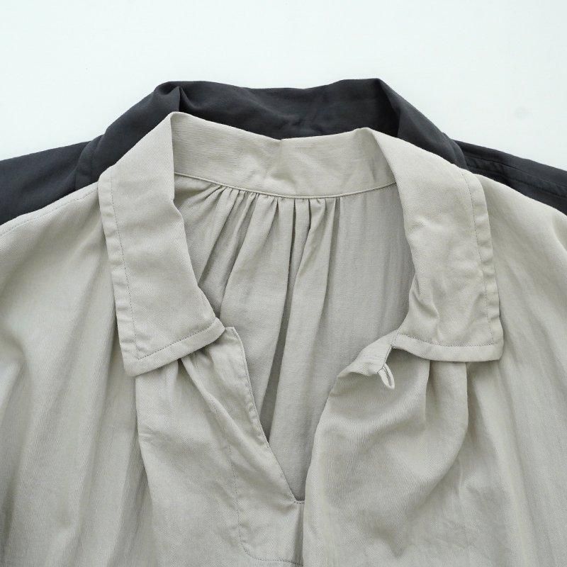 ゴーシュ / ライトコットンサテンシャツワンピース 24AW ゴーシュ / ライトコットンサテンシャツワンピース 24AW