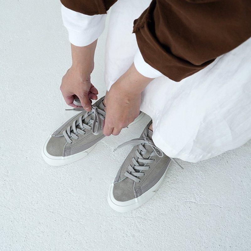 ASAHI / BELTED LOW SUEDE - GREY - dieci｜online shop