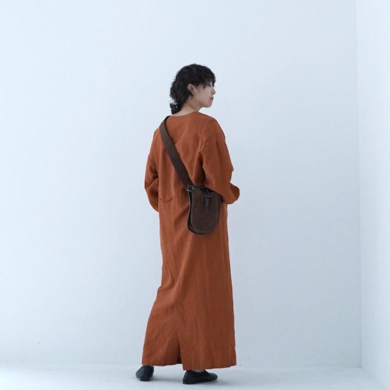 NOWHOW CHUCK グリーン　レザー　巾着 NOWHOW/SLING