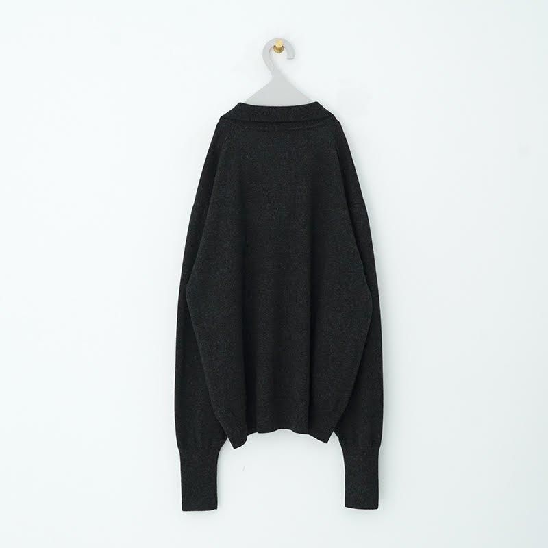 COMOLI / カシミヤ スキッパーニット - dieci|online shop COMOLI / カシミヤ スキッパーニット - dieci|online shop