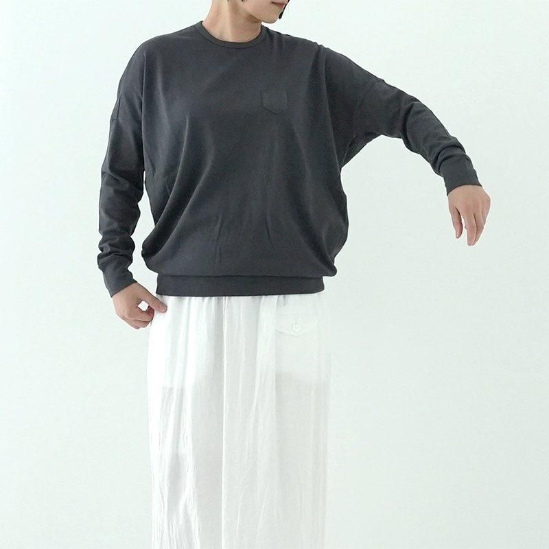 ゴーシュ 長袖T ゴーシュ / 80/1強撚フライス 長袖 24SS- dieci｜online shop