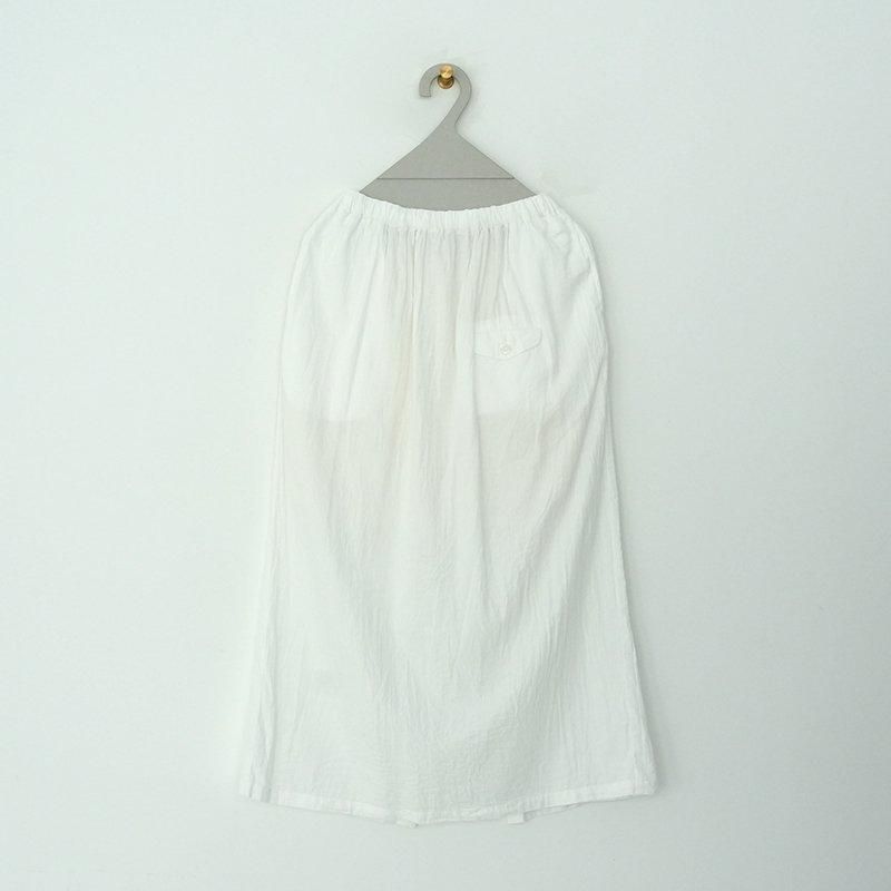 ゴーシュ / ライトコットンサテンギャザースカート 24AW- dieci ゴーシュ / ライトコットンサテンギャザースカート 24AW- dieci