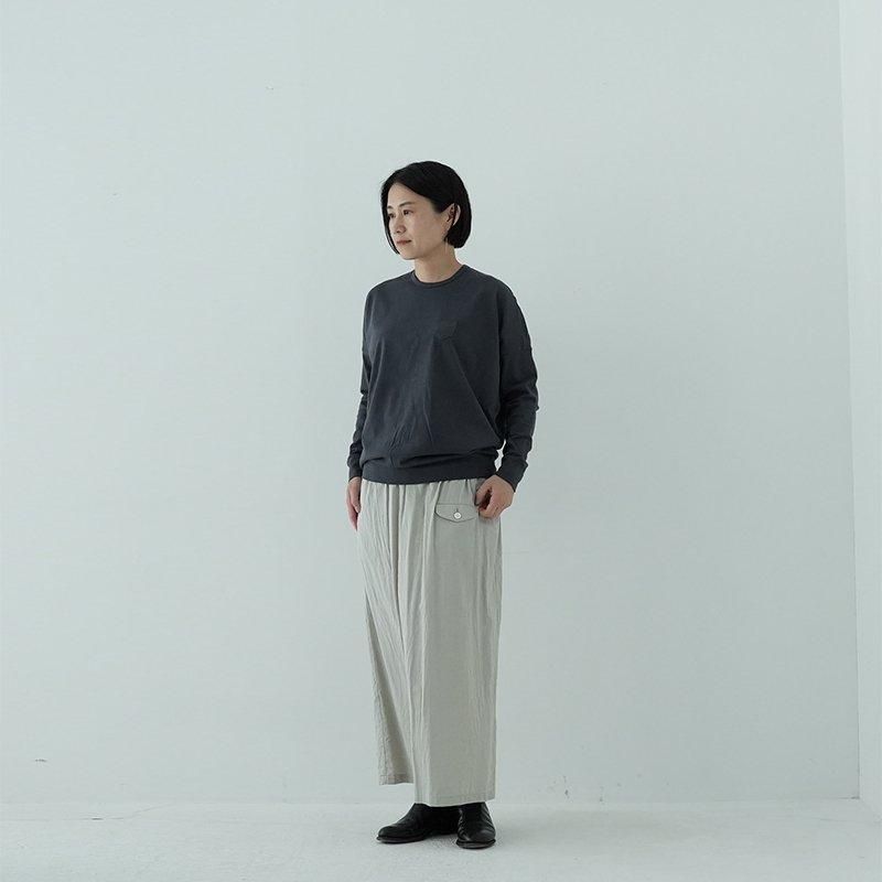 ゴーシュ / ライトコットンサテンギャザースカート 24AW- dieci ゴーシュ / ライトコットンサテンギャザースカート 24AW- dieci