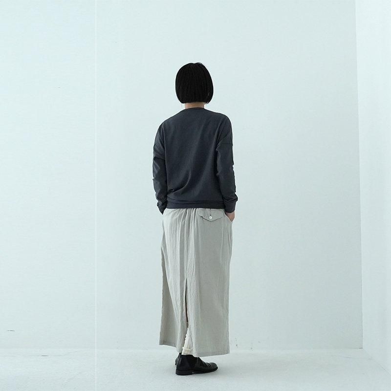 ゴーシュ　ライトコットンサテンスカート　ホワイト ゴーシュ ライトコットンサテンスカート annabelle