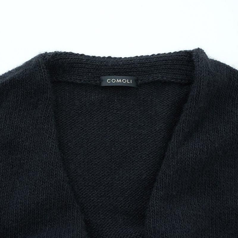 COMOLI / カシミヤ製品染カーディガン- dieci|online shop COMOLI / カシミヤ製品染カーディガン- dieci|online shop