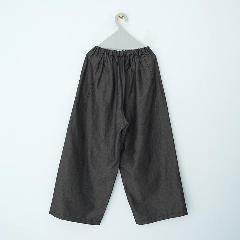 homspun ホームスパン サルエルパンツ homspun(ホームスパン) 高密度ウェポンひもワイドパンツ(232