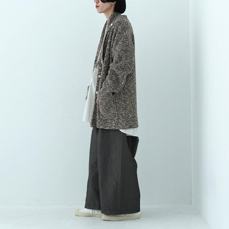 homspun(ホームスパン) / WOOL LINEN ワイドギャザーパンツ homspun(ホームスパン) / WOOL LINEN ワイドギャザーパンツ