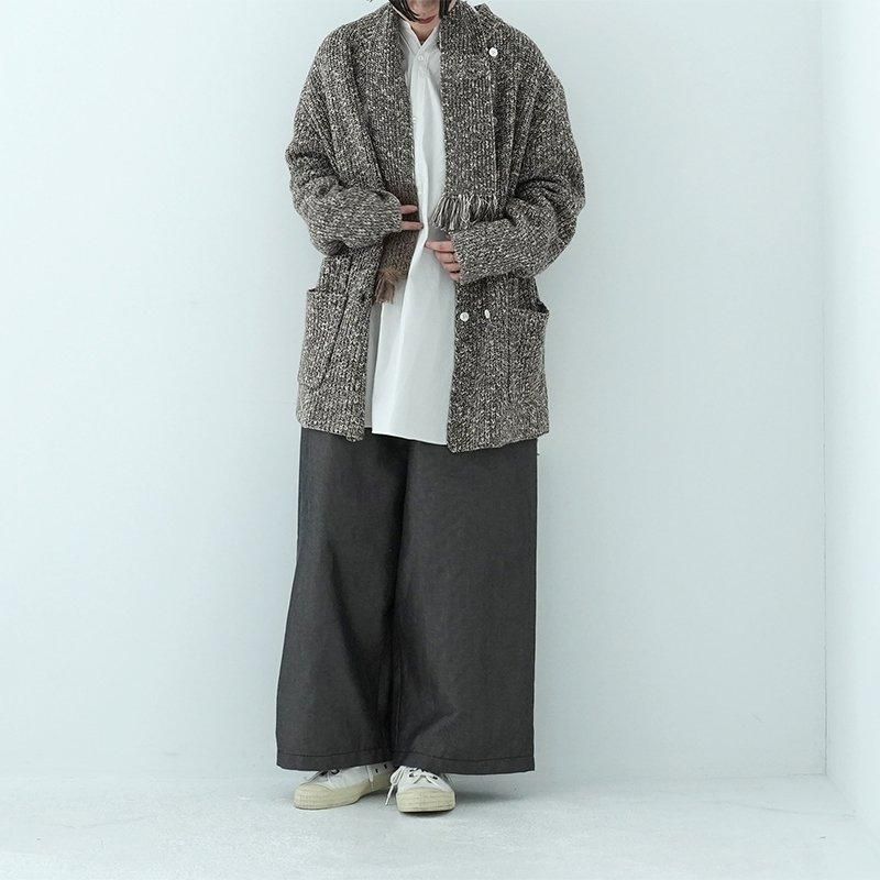 homspun(ホームスパン) / WOOL LINEN ワイドギャザーパンツ homspun(ホームスパン) / WOOL LINEN ワイドギャザーパンツ