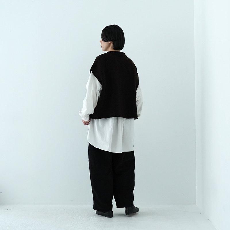 アトリエダンタン　ベスト Atelier d'antan | コットンシルクニットベスト〈 Dach 〉 3colors