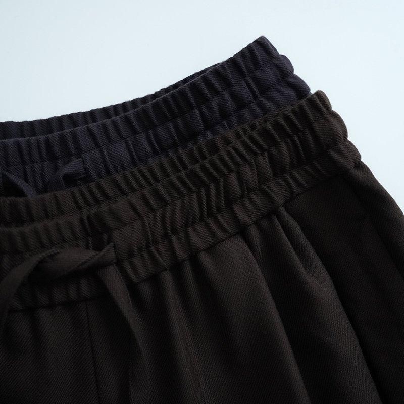wirrow Botany Wool Drawstring Pants サイズ2 WIRROW ウィロウ】 BOTANY WOOL DRAWSTRING PANTS -UNISEX