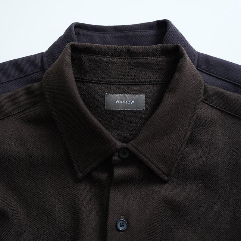 トップス WIRROW BOTANY WOOL REGULAR COLLAR SHIRT 181380499.jpg?cmsp_timestamp=