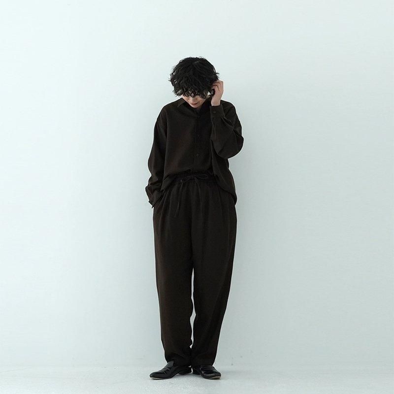 WIRROW / Botany Wool Soft Jacket (Dark Brown) | twelve