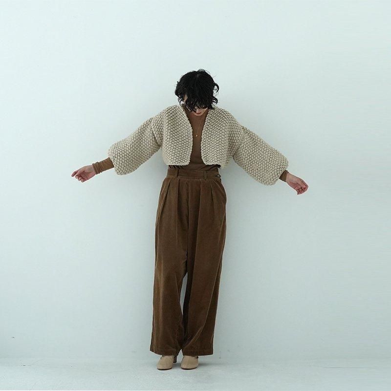 MAYDI /Crop Jucket w/puff sleeves - dieci｜online shop