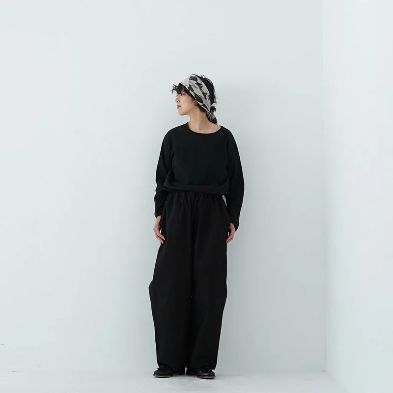 yoli シンプルブラウス simple blouse 黒 ブラック Yoli /Simple blouse dieci|online shop