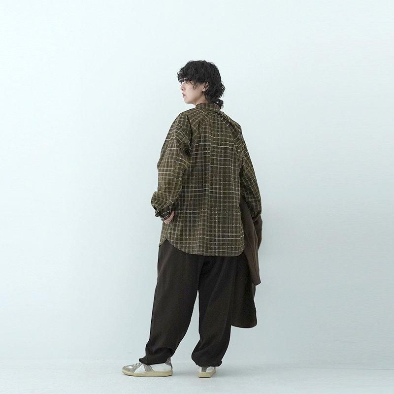 POSTALCO/フリーアームシャツ ストレートフィット プラッド