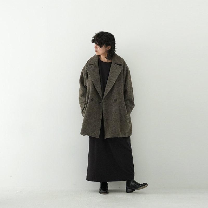 WIRROW / Shetland twill middle overcoat (unisex) dieci｜online shop