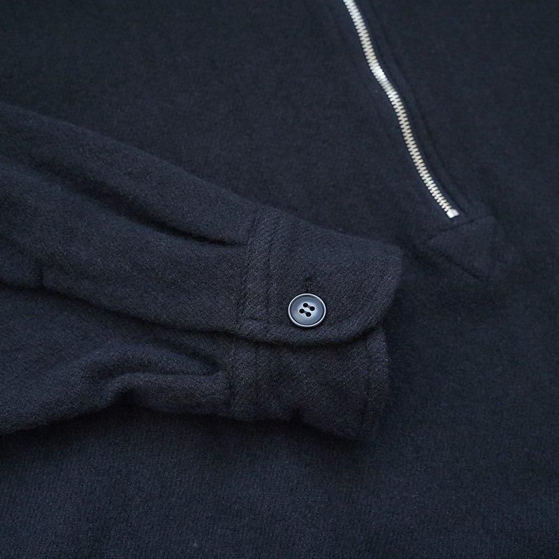 COMOLI / 縮絨ウールハーフジップワンピース - dieci|online shop COMOLI / 縮絨ウールハーフジップワンピース - dieci|online shop