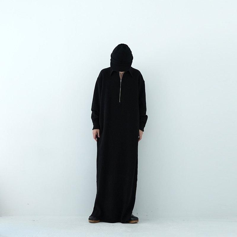 COMOLI / 縮絨ウールハーフジップワンピース - dieci|online shop COMOLI / 縮絨ウールハーフジップワンピース - dieci|online shop