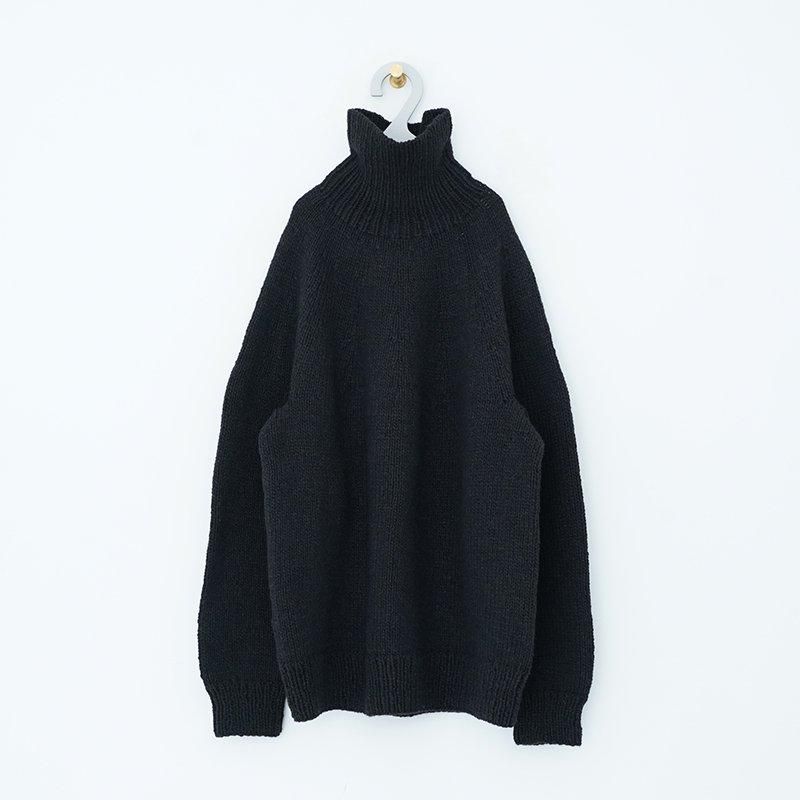 COMOLI / カシミヤ和紙 ハンドタートルネックニット W- dieci COMOLI / カシミヤ和紙 ハンドタートルネックニット W- dieci