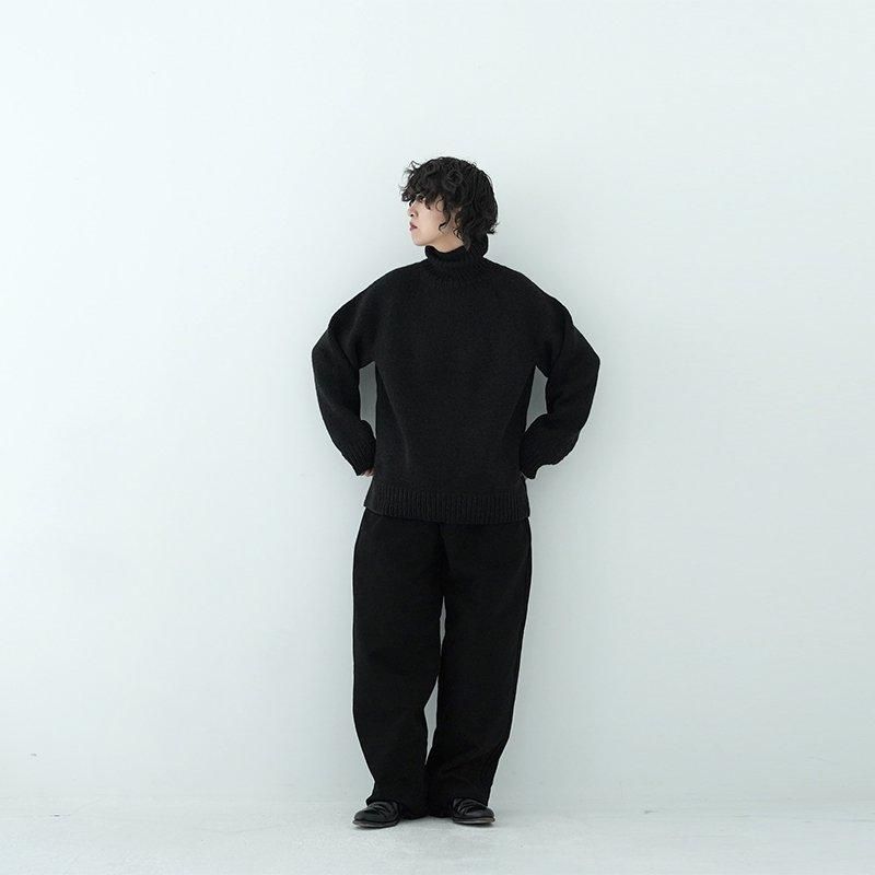 COMOLI / カシミヤ和紙 ハンドタートルネックニット W- dieci COMOLI / カシミヤ和紙 ハンドタートルネックニット W- dieci