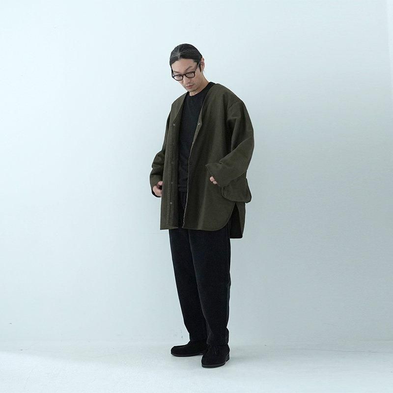 PORTER CLASSIC / MOLESKIN NO COLLAR SHIRT JACKET dieci PORTER CLASSIC / MOLESKIN NO COLLAR SHIRT JACKET dieci