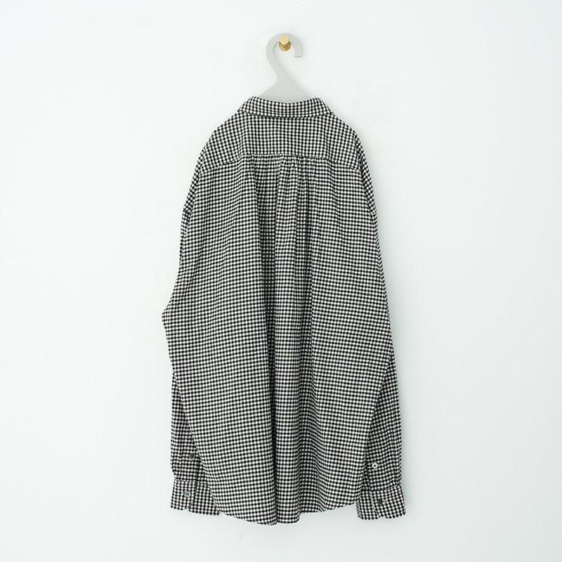 PORTER CLASSIC / ROLL UP FLANNEL GINGHAM CHECK SHIRT dieci｜online