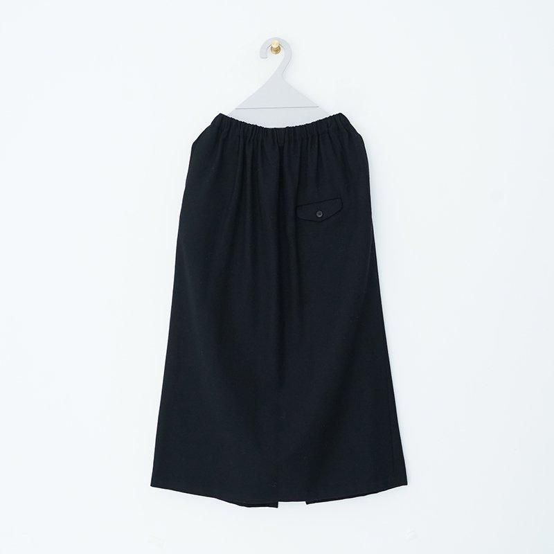 美品　ゴーシュ　〇100/1ローンロングスカート ゴーシュ][服][100/1ローン 切り替えギャザースカート][G241