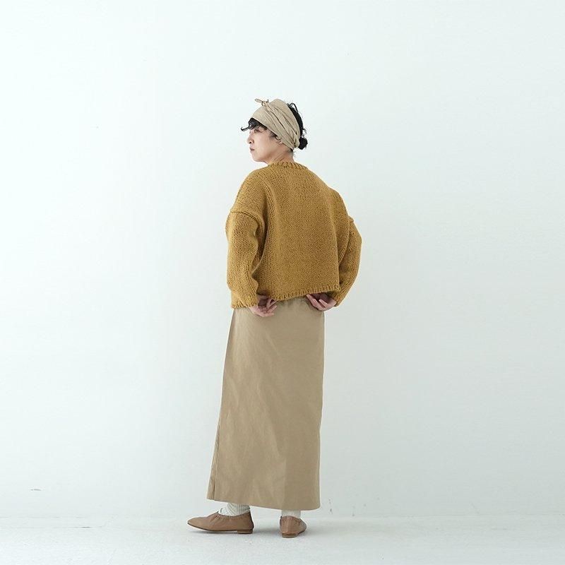 【torici】 Airセーター TORICI トリチ 手編み AIRセーター ニット F イエロー
