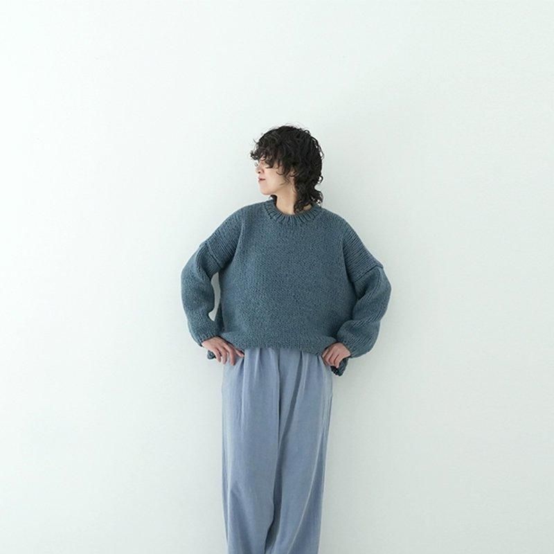 【torici】 Airセーター TORICI トリチ 手編み AIRセーター ニット F イエロー