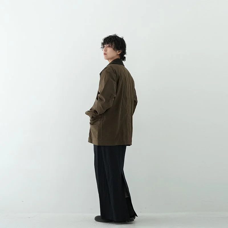 YAECA / CANVAS カバーオールジャケット オイルド- dieci YAECA / CANVAS カバーオールジャケット オイルド- dieci