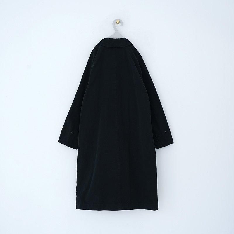 試着のみ サイズ3 COMOLI ウールギャババルカラーコート 24AW 黒 03b94bfe9a337c4c3f4afb082ac0b8