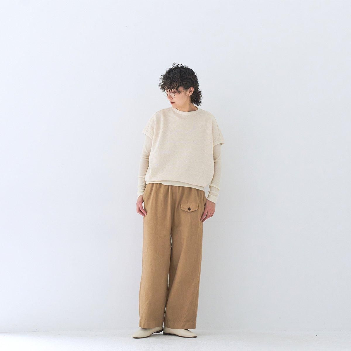 ゴーシュ　ダブルレイヤー天竺ベスト ゴーシュ / ダブルレイヤー天竺ベスト - dieci｜online shop