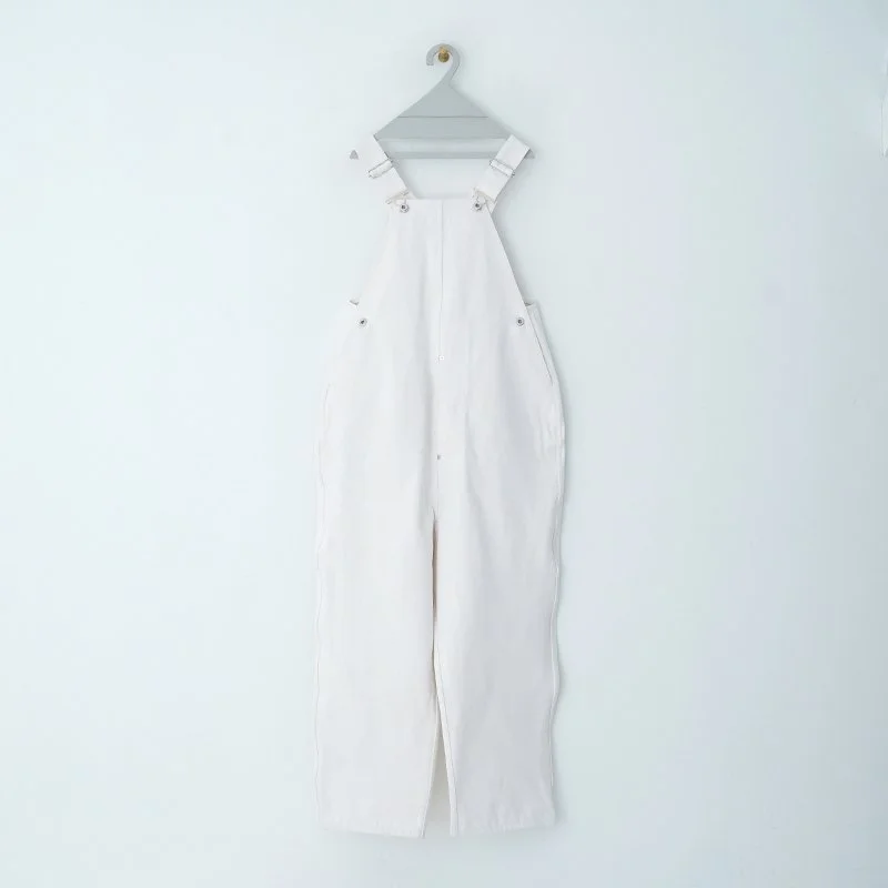 TUKI / type 2 LOOSE FIT SALOPETTES (white) - dieci｜online shop